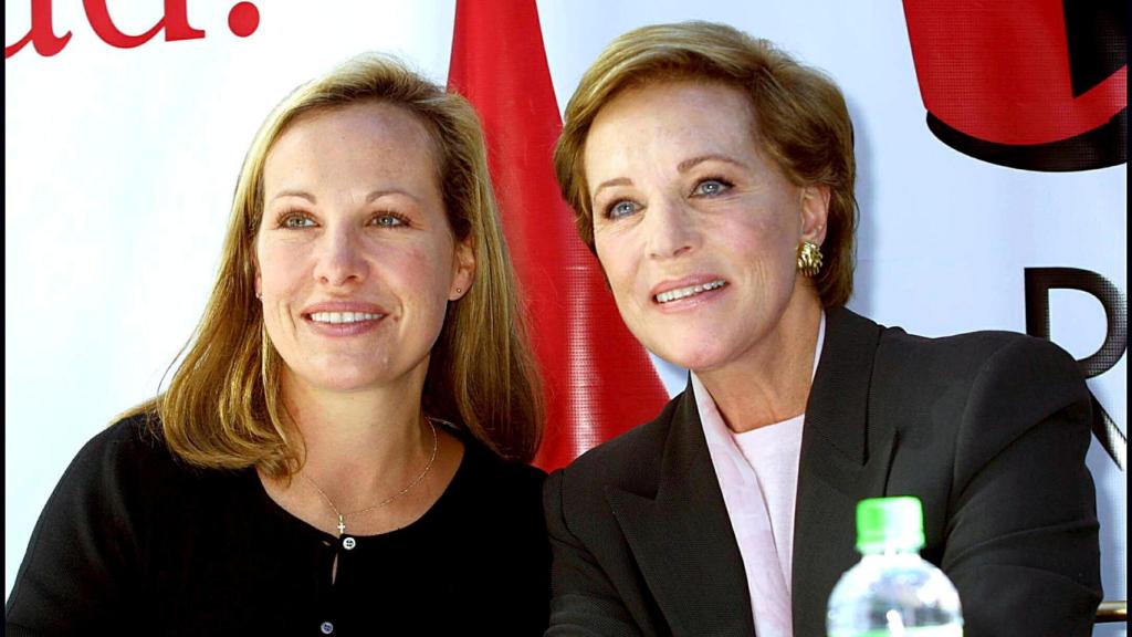 Julie Andrews junto a su primogénita en un evento de Nueva York en el año 2002.