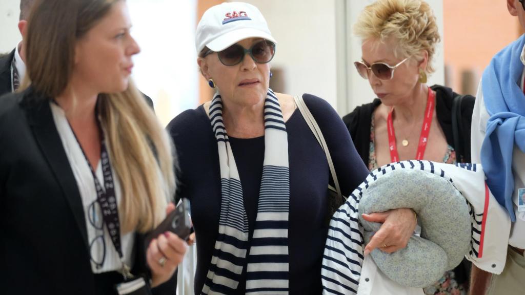 Julie Andrews, en Italia en una de sus últimas apariciones en público.