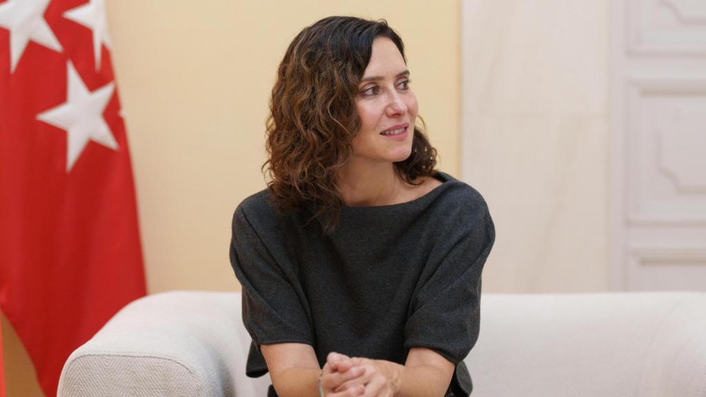 Isabel Díaz Ayuso durante un acto oficial.