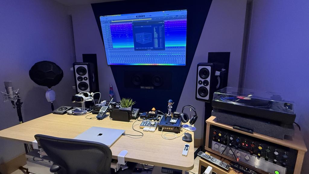 Estudio de sonido en Apple Labs