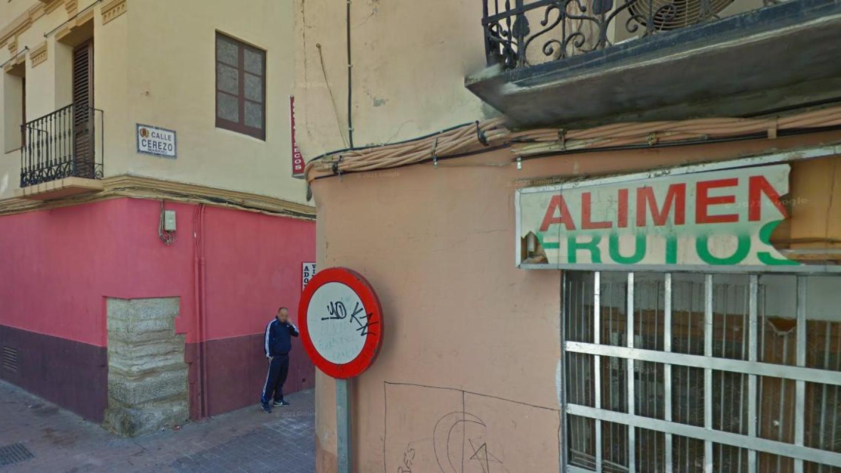 Calle Mariano Cerezo donde se ubicada el punto de droga