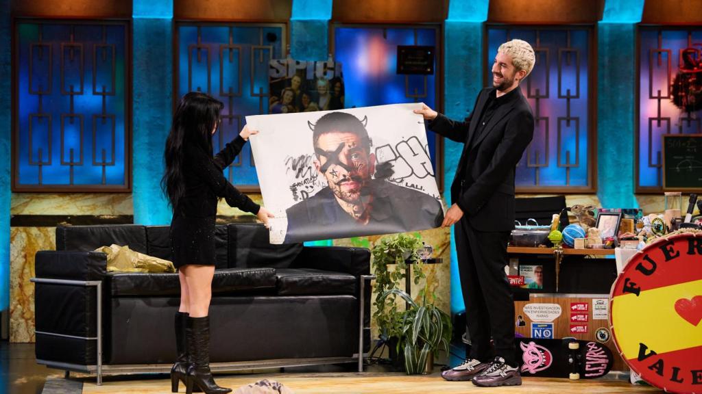 Lali Espósito y David Broncano, en 'La Revuelta' de este martes.