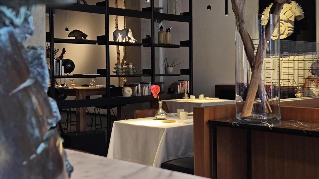 Interior del restaurante Bido en A Coruña.