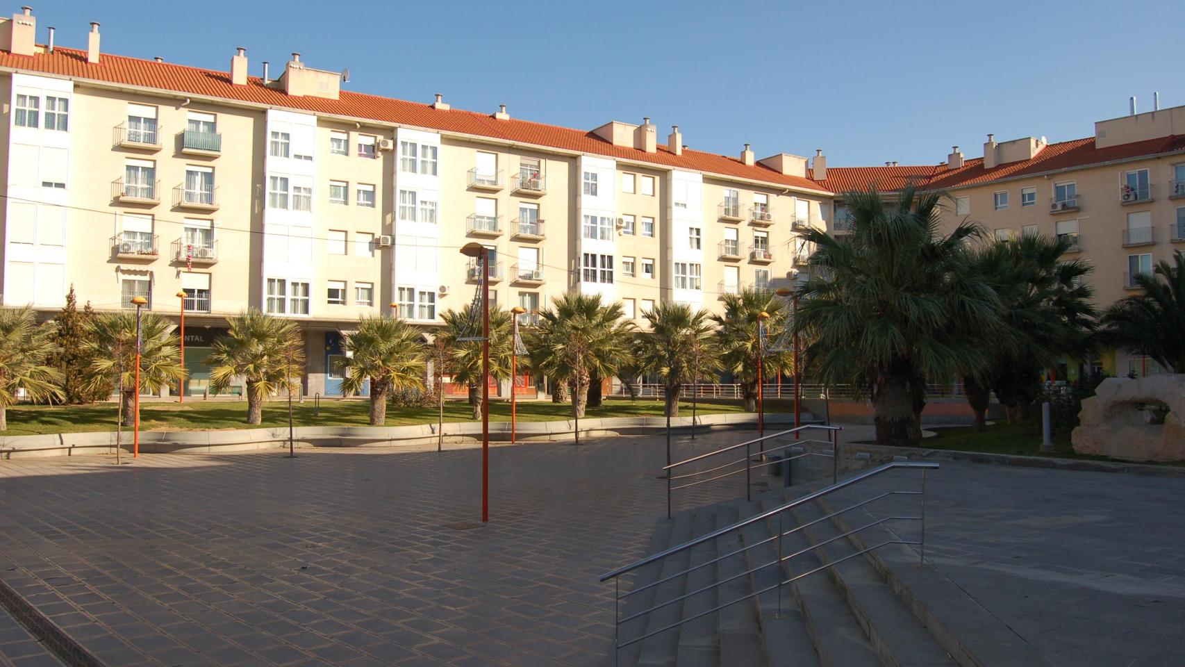 Plaza del ayuntamiento de Utebo.