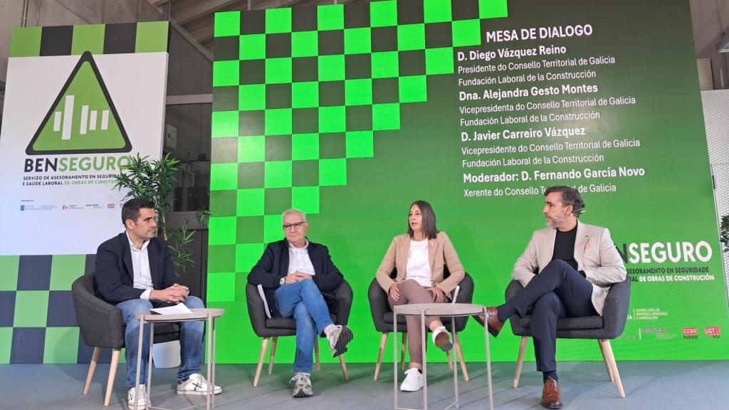 Presentación del plan de la Xunta y la Fundación Laboral de la Construcción para reducir la siniestralidad laboral en la construcción
