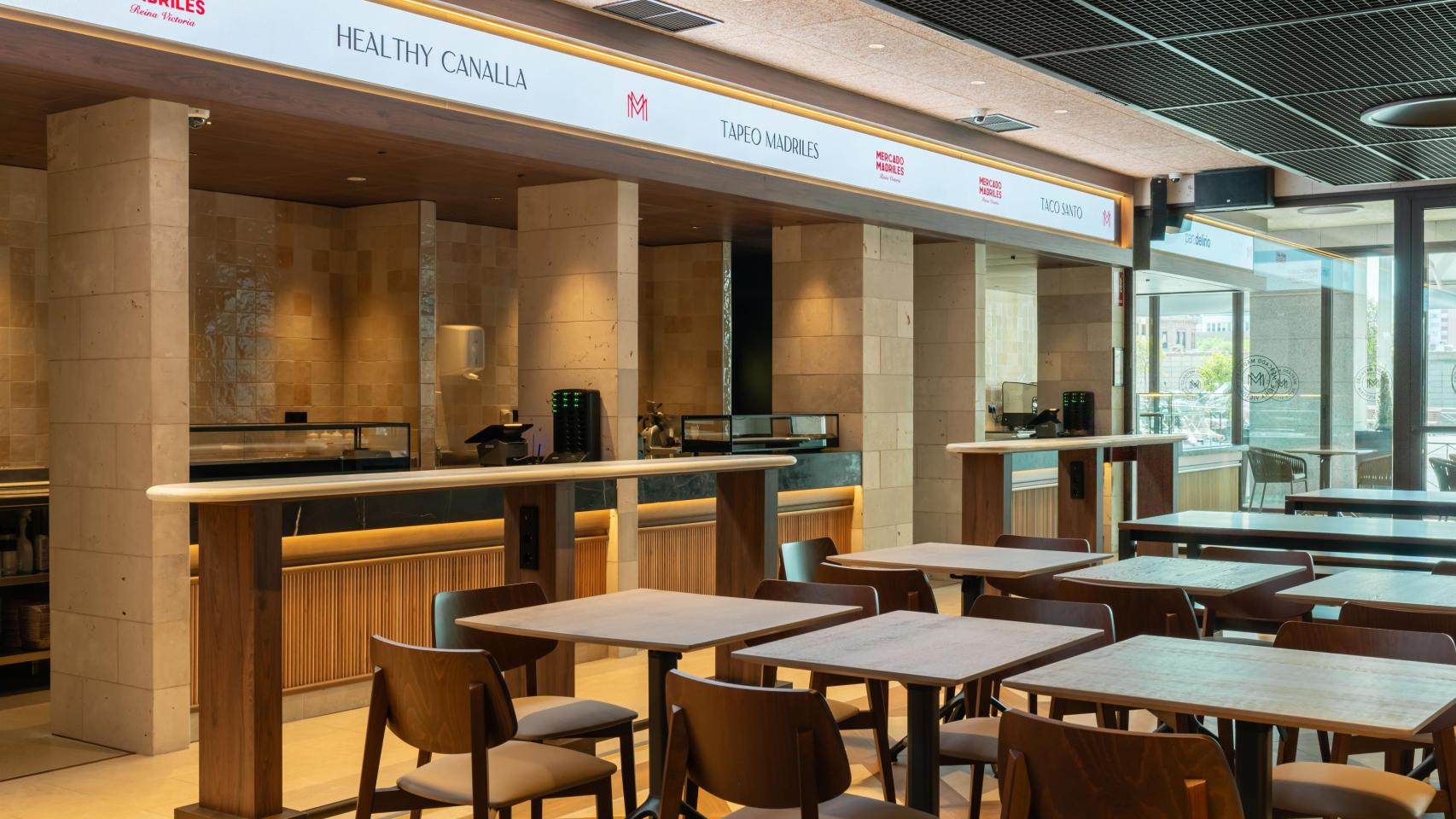 Mercado Madriles Reina Victoria, el nuevo mercado dentro de un hotel en Cuatro Caminos.
