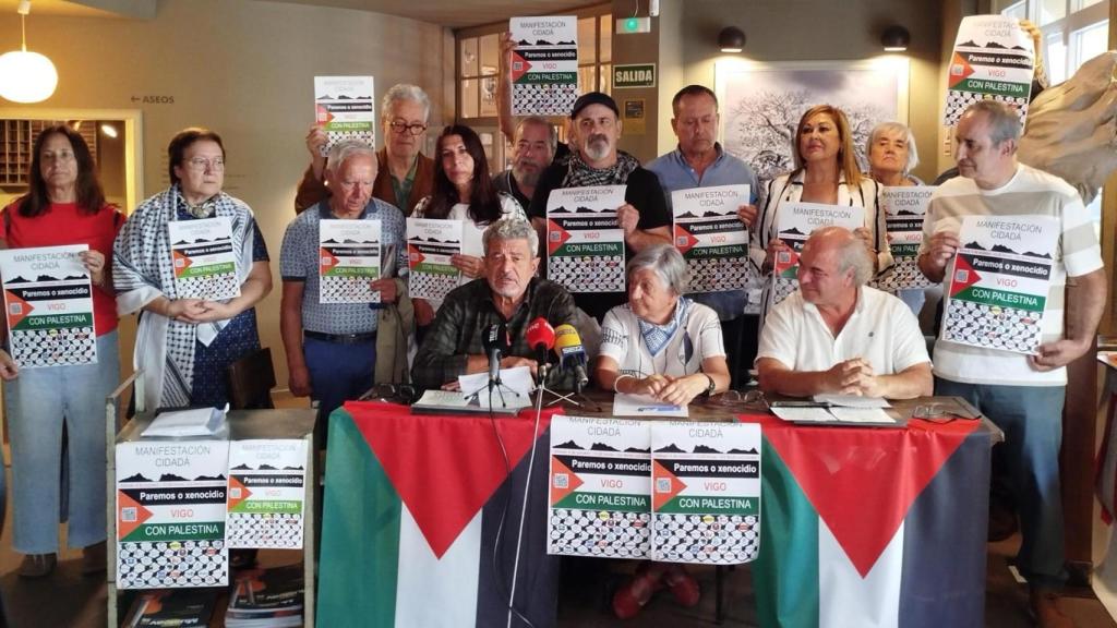 La Plataforma Cívica Vigo Pro-Palestina llama a los vigueses a manifestarse este 4 de octubre en la ciudad contra el genocidio en Gaza
