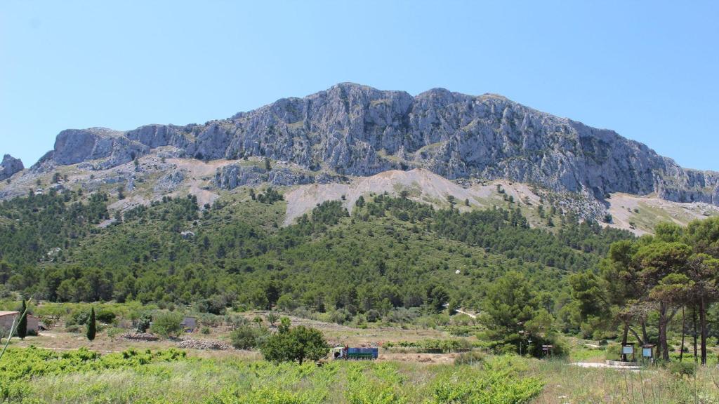 La Sierra de Bèrnia, donde se produjo uno de los rescates.