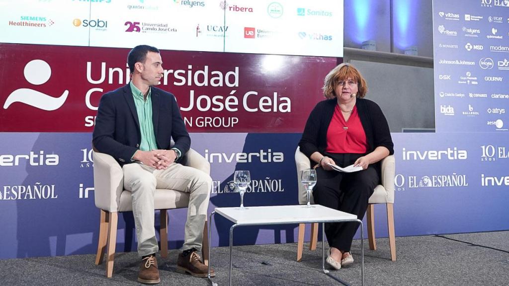 Luis Pérez Pau, CISO del Grupo Ribera, y Laura Prats, Cyber Risk manager de Relyens España.