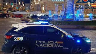 Coche de la Policía Nacional en Vigo