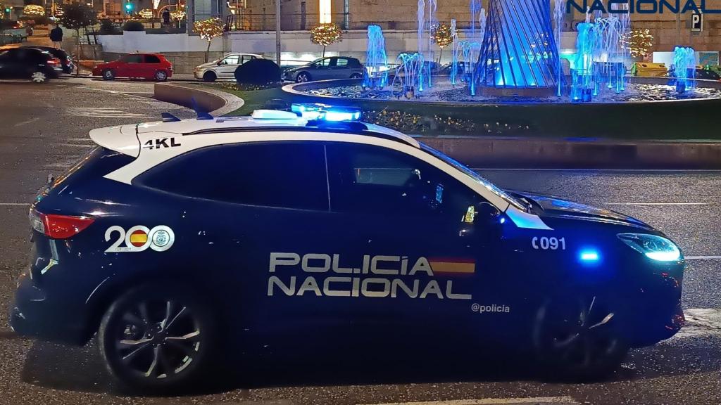 Coche de la Policía Nacional en Vigo