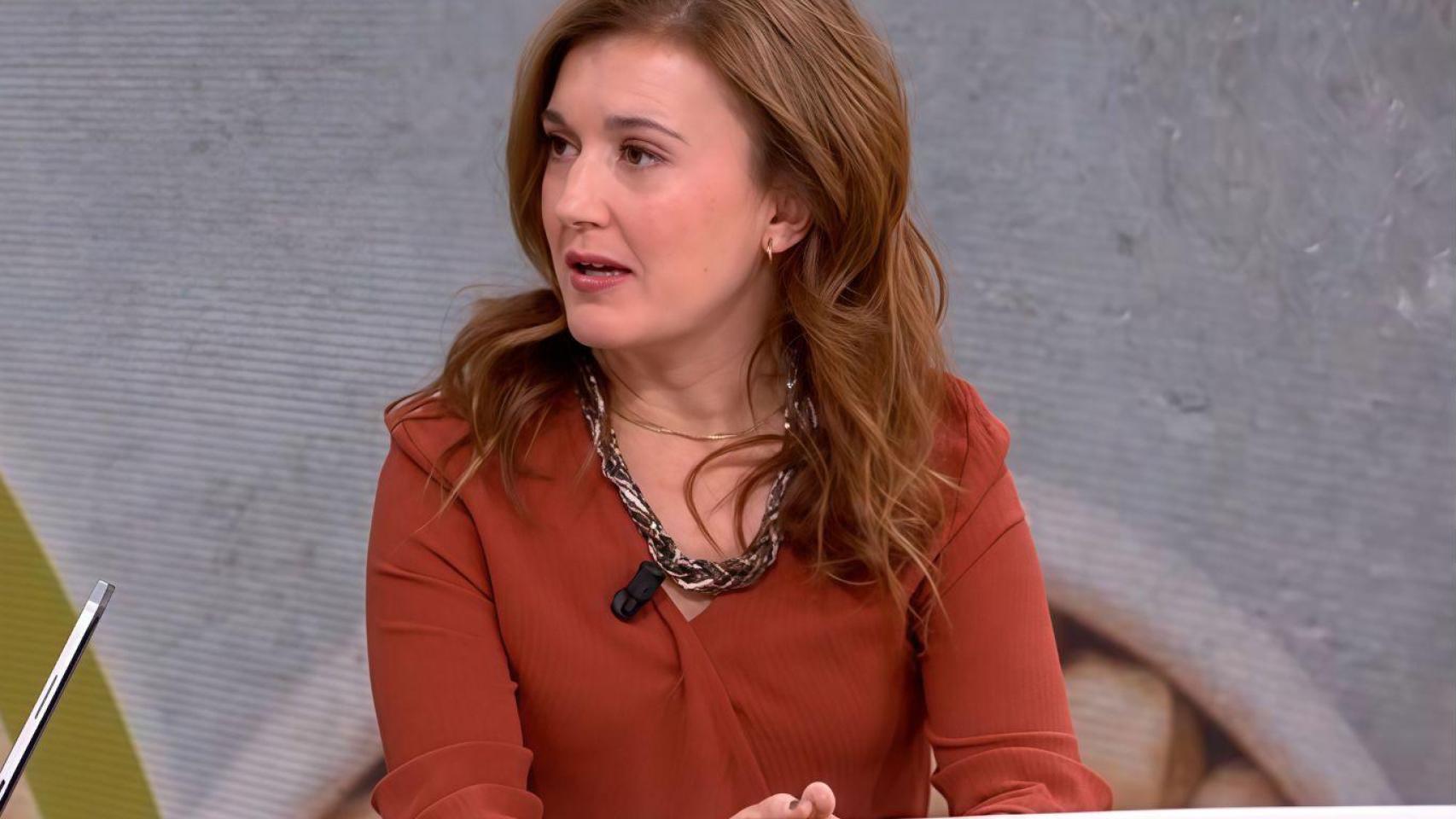 Carolina, madre de una niña celíaca, en el programa 'Y Ahora Sonsoles'