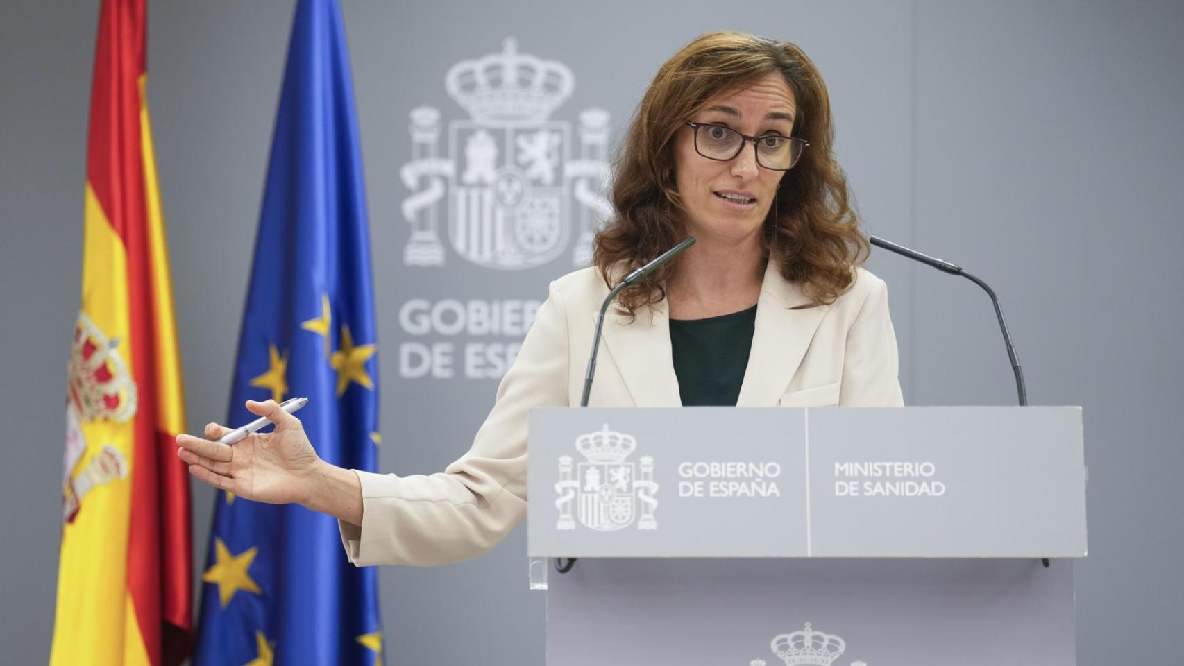 La ministra de Sanidad, Mónica García.