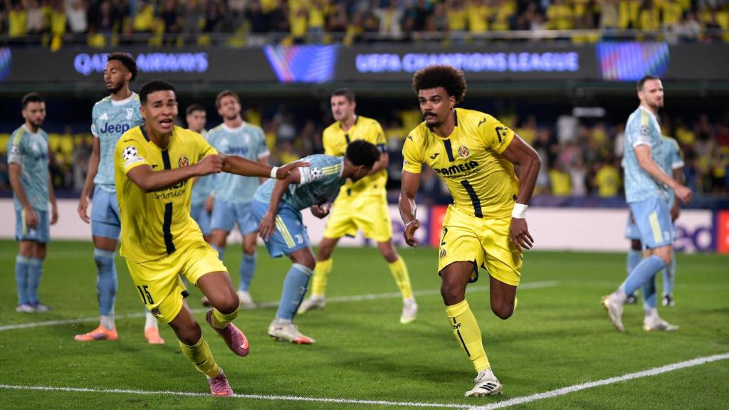 Renato Viega celebra su gol contra la Juventus.