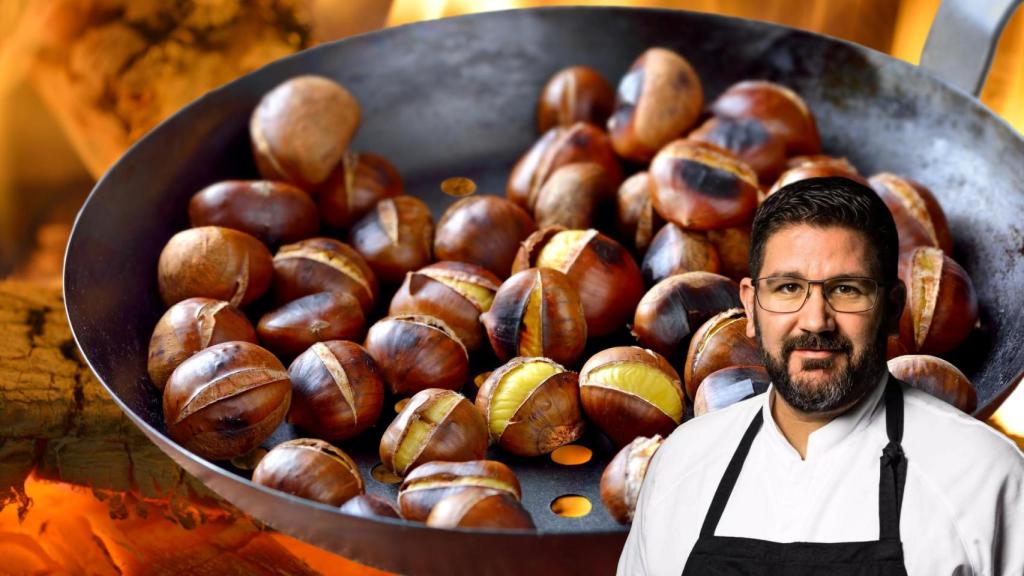 El chef Dani García en un montaje de El Español