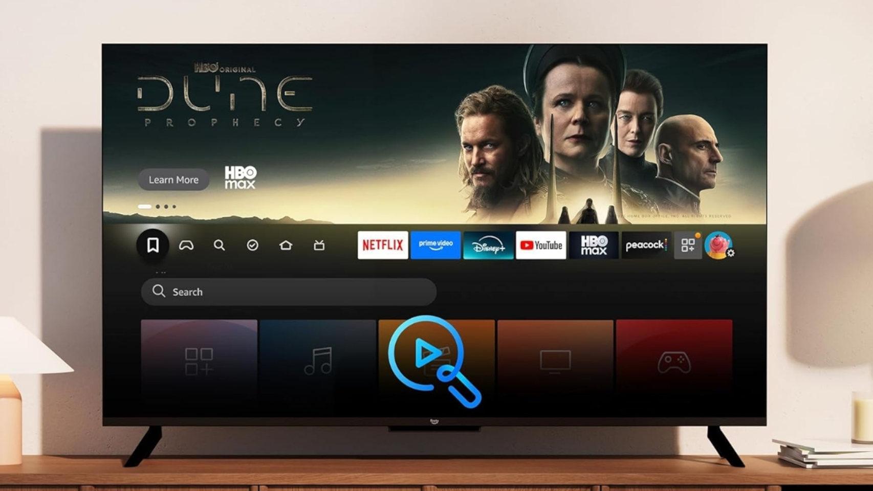 Televisor de Amazon con Vega OS