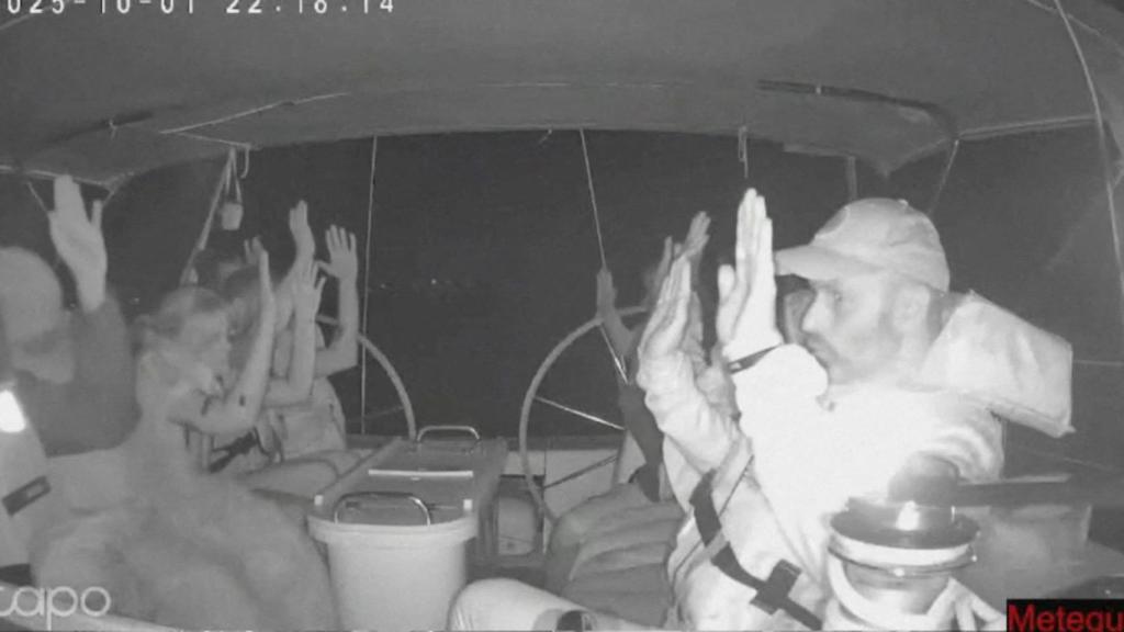 La intercepción de la Flotilla Global Sumud, en imágenes.