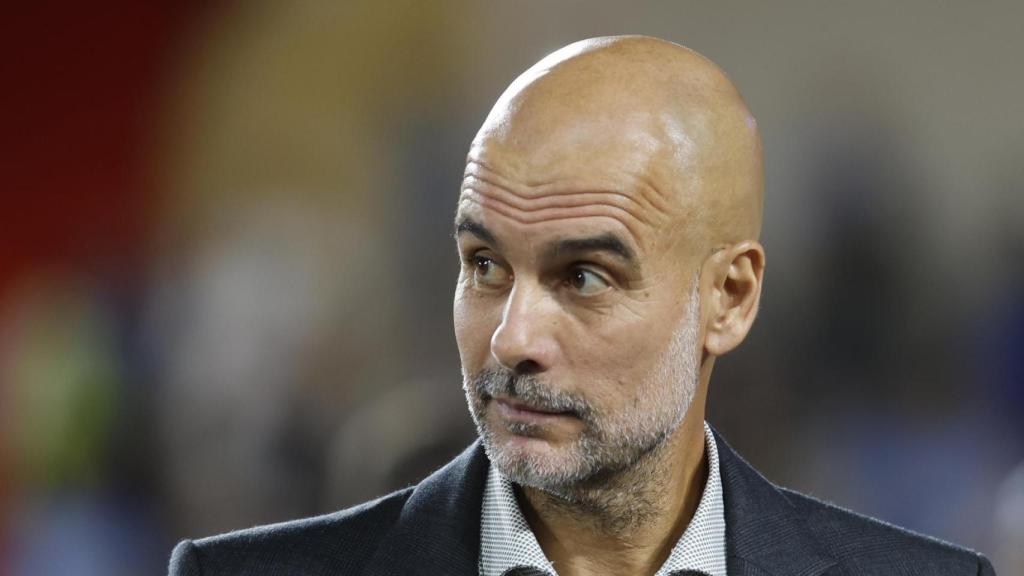 Pep Guardiola, con el Manchester City