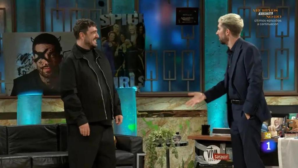 Antonio Orozco y David Broncano en 'La Revuelta'.