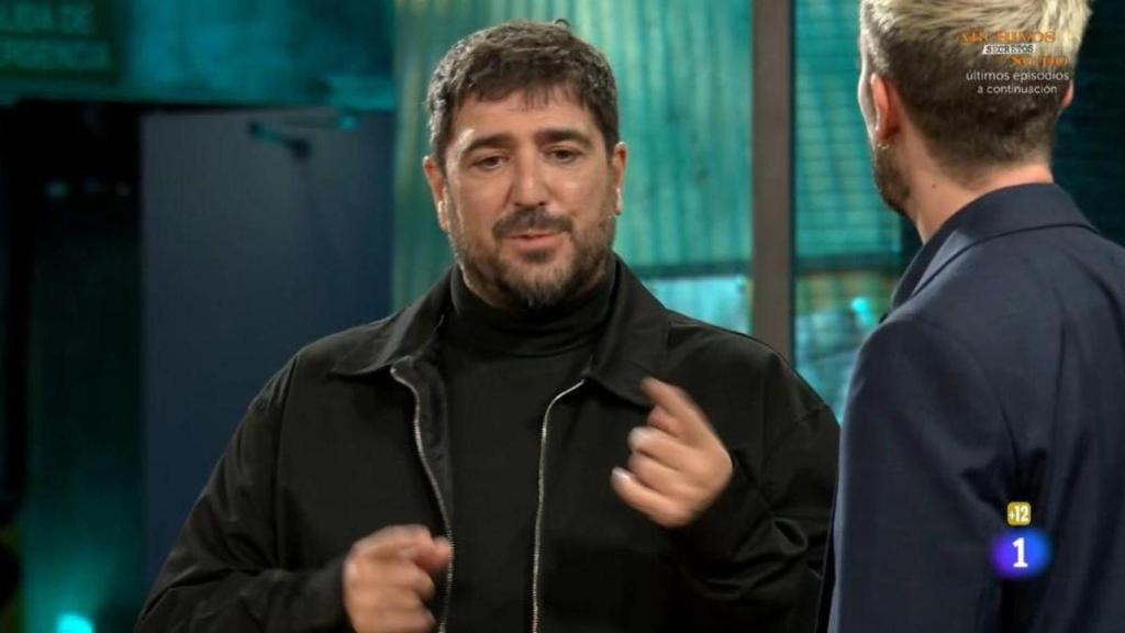 Antonio Orozco y David Broncano en 'La Revuelta'.