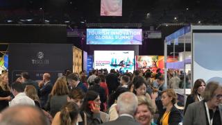 Público asistente al evento tecnológico durante una edición anterior.