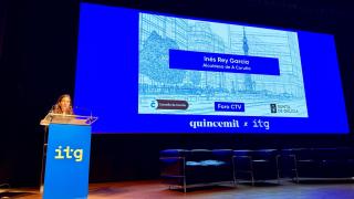 Inés Rey, alcaldesa de A Coruña, en el 'Foro CTV: Ciencia y Tecnología de Vanguardia'