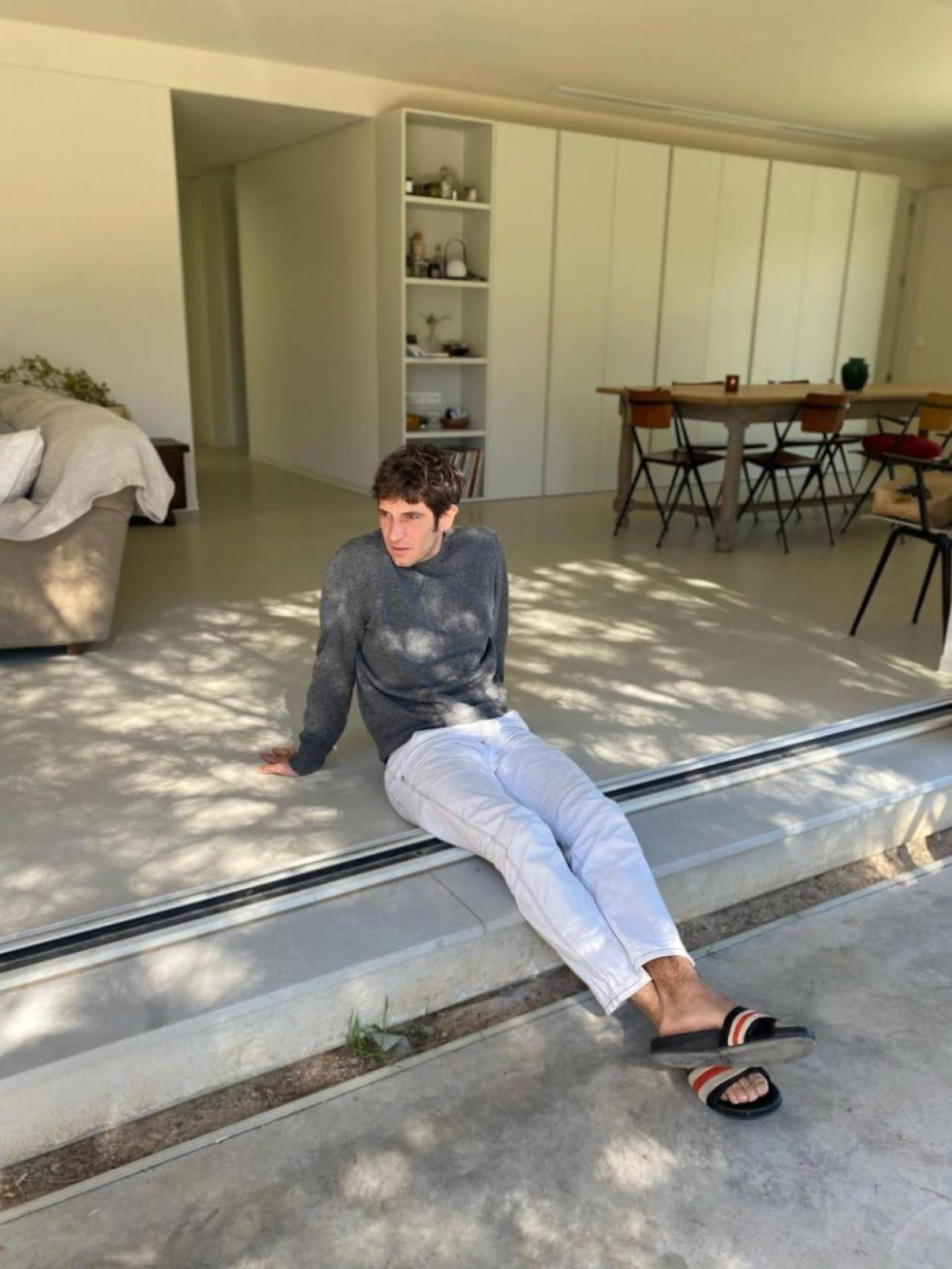 Quim Gutiérrez en su casa.