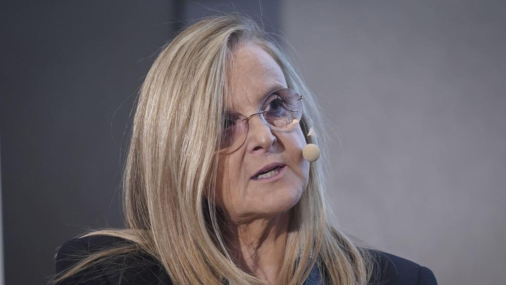 Alma Fernández, directora médica de Salud Digital de Mapfre España, durante su intervención bajo el título 'Salud mental'; en la cuarta jornada del VI Observatorio de la Sanidad 'Una nueva forma de entender la salud'.