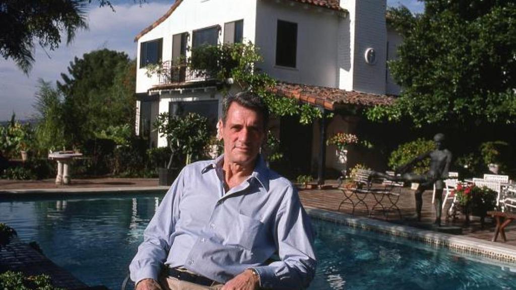 El actor en su casa de Bervelly Hills.