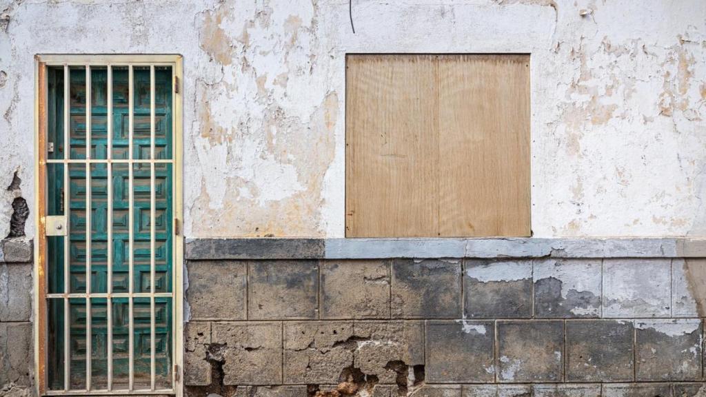 Una fachada mal cuidada.