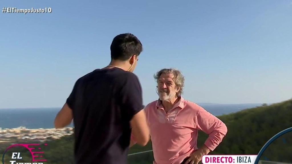 Pepe Navarro durante su conexión con el programa de Joaquín Prat.