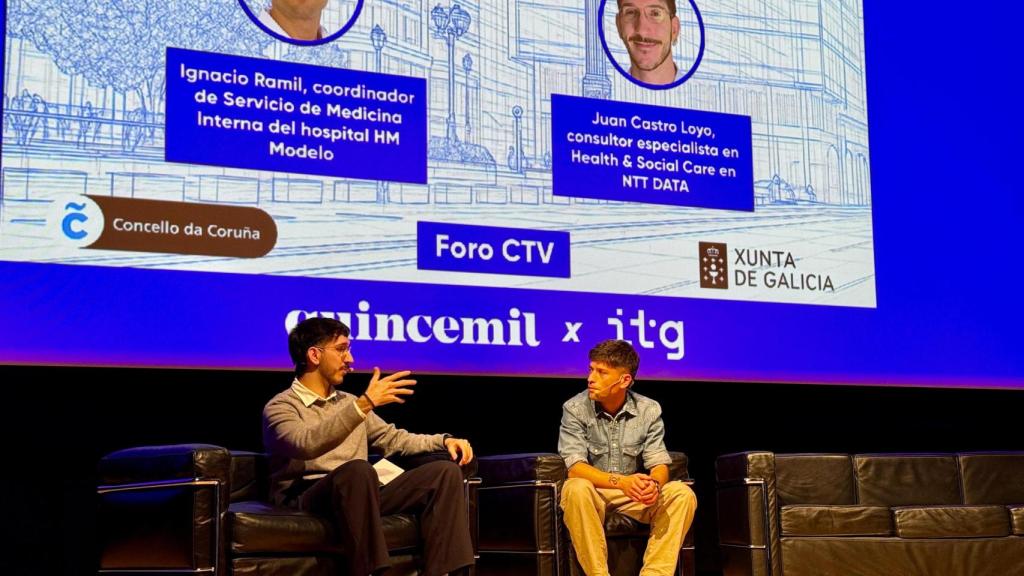 Juan Castro Loyo, consultor especialista en Health & Social Care en NTT DATA; e Ignacio Ramil, coordinador del Servicio de Medicina Interna del Hospital HM Modelo