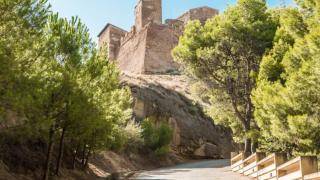 Entrada al Castillo de Monzón