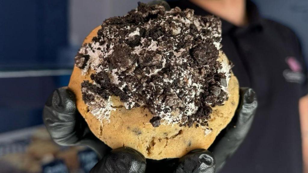 Una de sus famosas galletas.