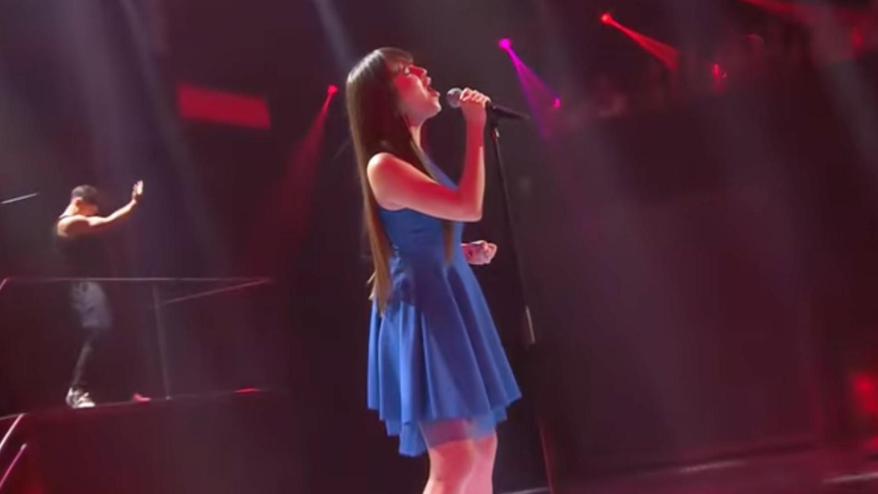 Salma de Diego en la gala 0 de 'OT 2025'.