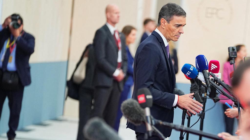 Pedro Sánchez este jueves en Copenhague a su llegada a la cumbre de la Comunidad Política Europea.