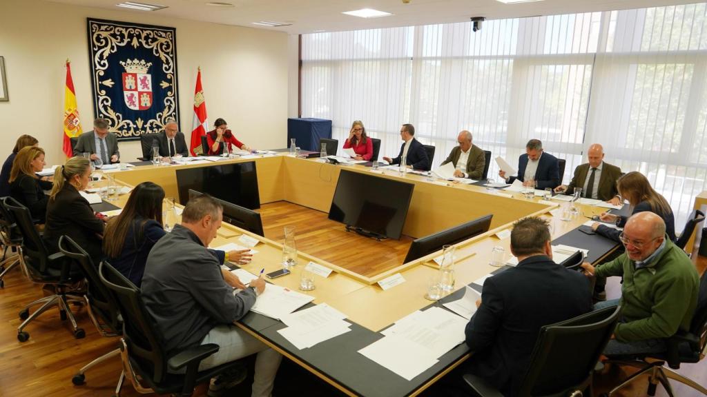 Reunión de la Junta de Portavoces de las Cortes de Castilla y León.