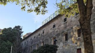 Exterior del antiguo convento de las Capuchinas en A Coruña.