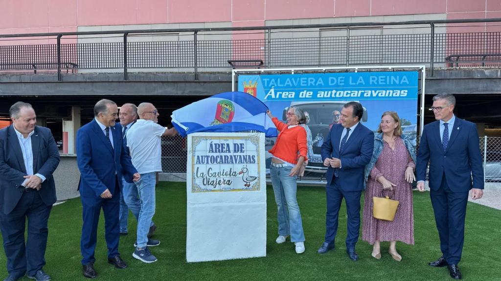 Inauguración área de caravanas en Talavera de la Reina