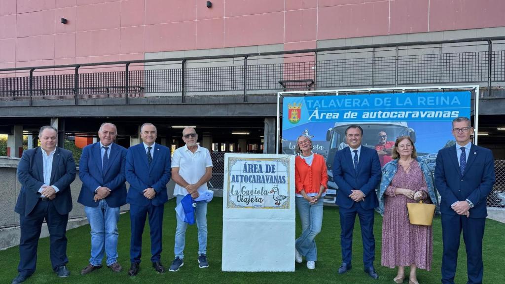 Talavera inaugura el espacio 'Gaviota Viajera' para autocaravanas