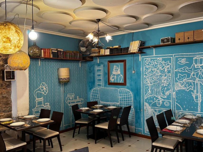 Interior de Fai Bistés, restaurante del Casco Vello de Vigo