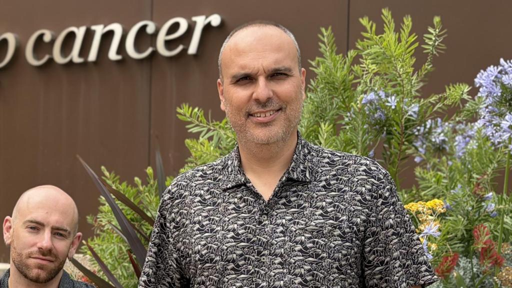 Los investigadores del CNIO Israel Salguero, Daniel Giménez, Ernesto López y Felipe Cortés