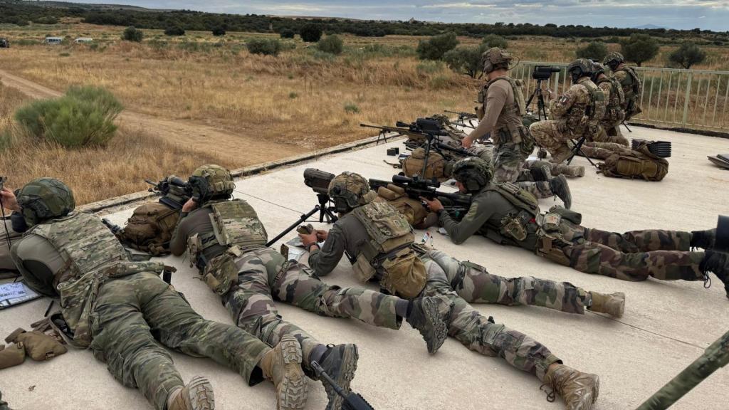 Efectivos de la Brigada Paracaidista del Ejército de Tierra