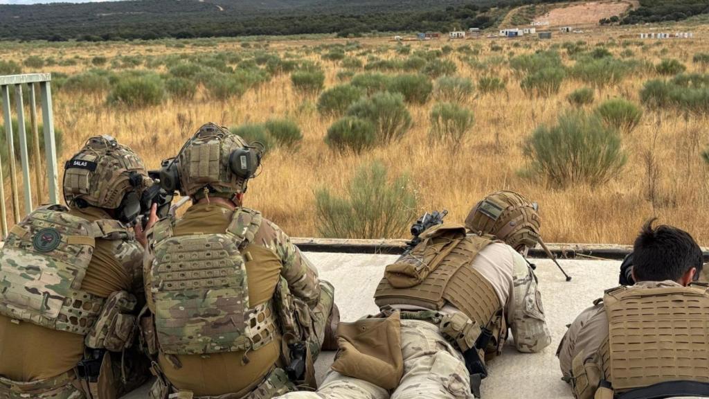 Efectivos de la Brigada Paracaidista del Ejército de Tierra