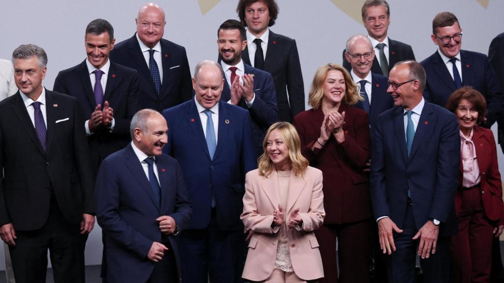 La foto de familia de la cumbre de la Comunidad Política Europea en Copenhague