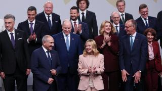La foto de familia de la cumbre de la Comunidad Política Europea en Copenhague