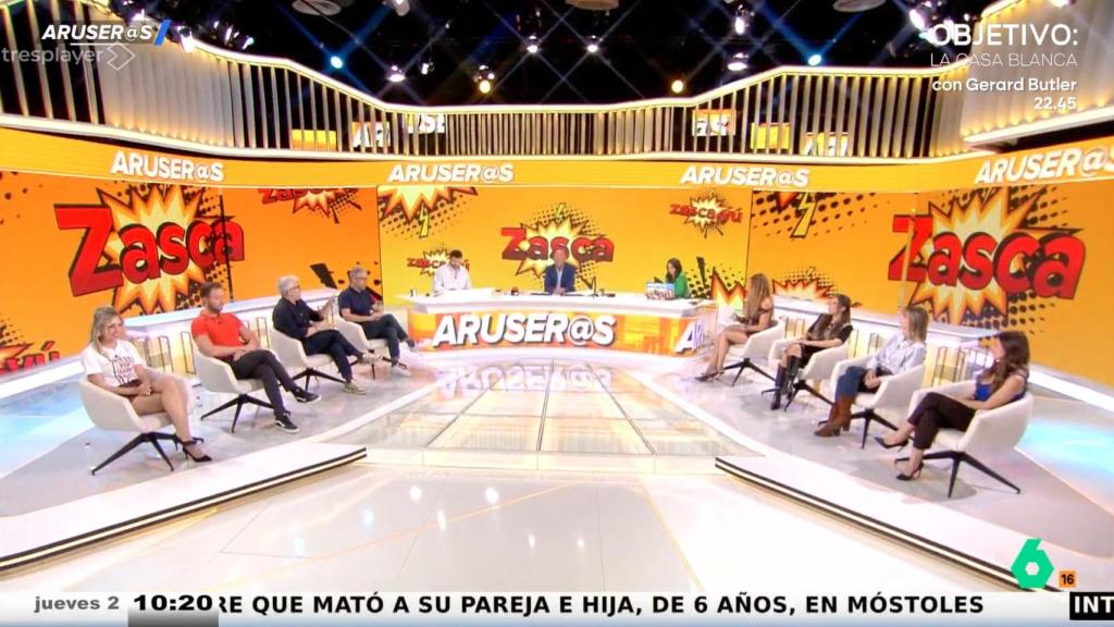 Plató de 'Aruser@s'.