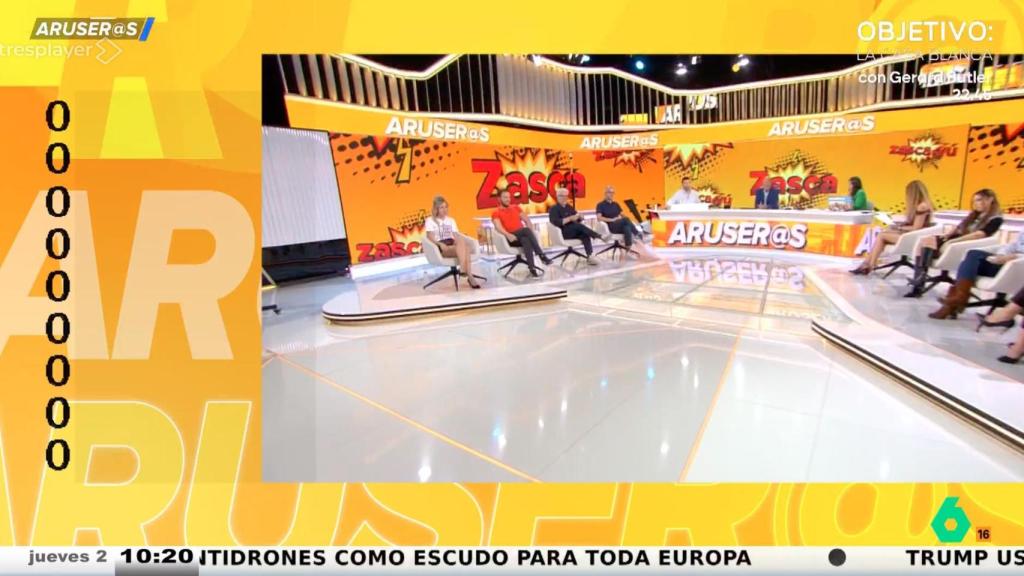 Plató de 'Aruser@s'.