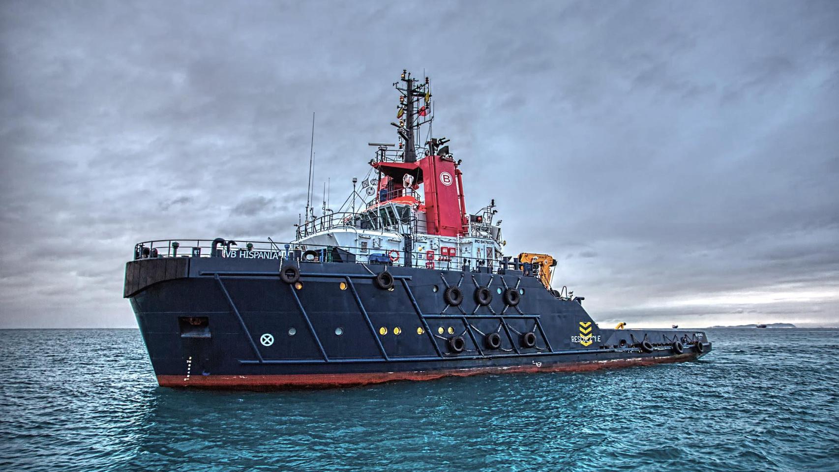 Uno de los buques de la flota de Boluda. EE