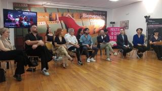 Presentación de la ópera 'Don Giovanni' por parte del elenco de artistas, en el Teatro de la Maestranza.